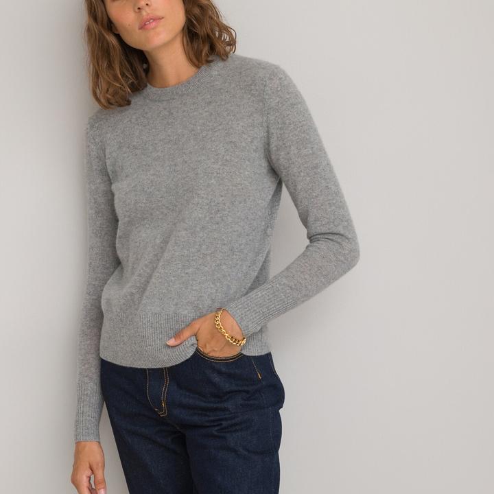 Immagine prodotto La Redoute Collections Maglia con scollo rotondo a maglia fine in cashmere (XL)