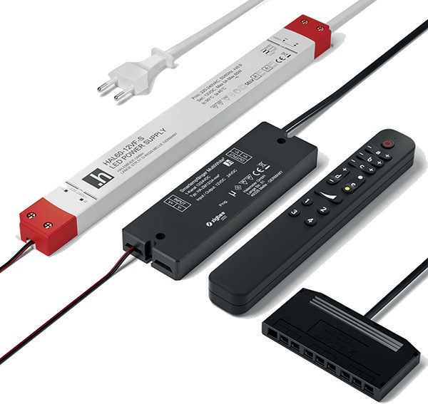 Produktbild Halemeier 4-Kanal Funkschalter/Dimmer S-Mitter MultiWhite² Smart Set