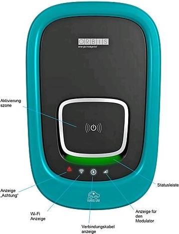 Actual product image Orbis OB94U720HA2 Wallbox Viaris UNI TP 22 KW 3x32 A (Type 2, 22 kW, 32 A)