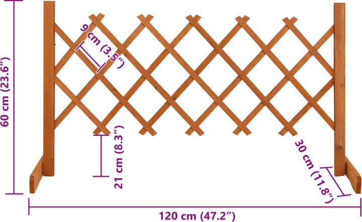 Produktbild vidaXL Rankgitter
