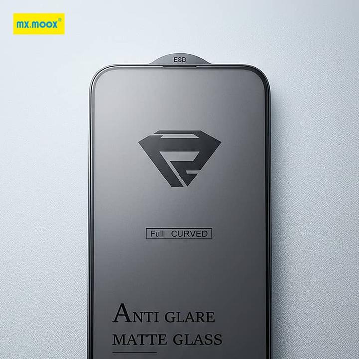 Actual product image Mx. Moox iPhone 13 / 14 / 13 Pro / 16e- Tempered Glass / Panzerglas - Anti-Glare matt (Apple iPhone 13, Apple iPhone 13 Pro, Apple iPhone 14, Apple iPhone 16e)