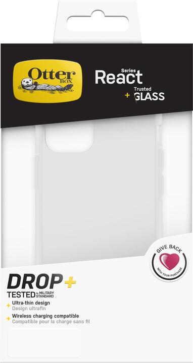 Produktbild OtterBox React + Glass Bundle - Kit (Apple iPhone 12 mini)