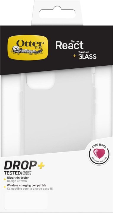 Actual product image OtterBox React + Glass Bundle - Kit (Apple iPhone 12 mini)