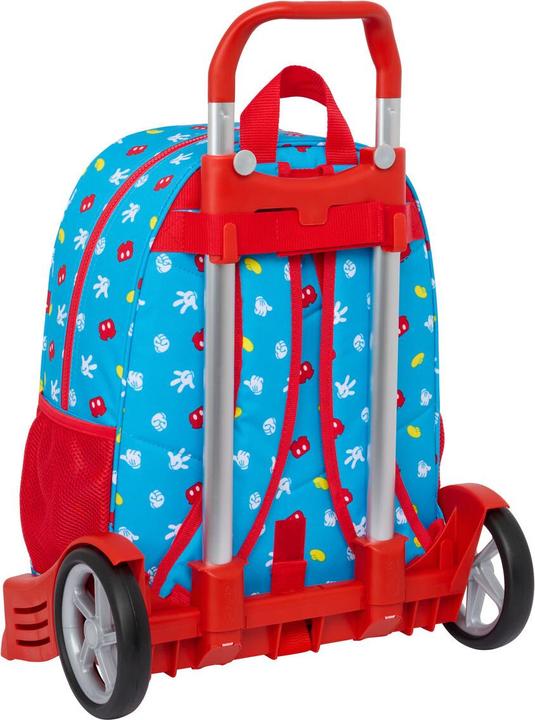 Actual product image Mickey Mouse Club House School rucksack with wheels Mickey Mouse Clubhouse Fantastic Blue Red 33 x 42 x 14 cm