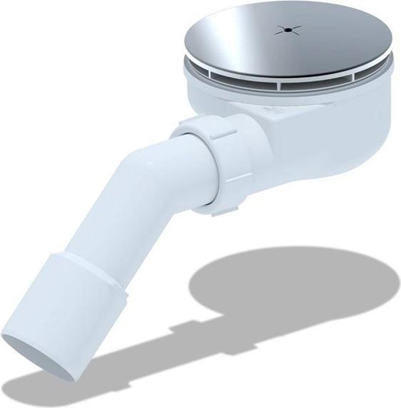 Ani Plast Low Siphon For Shower Tray 90mm Chrome (Ablaufgarnitur)