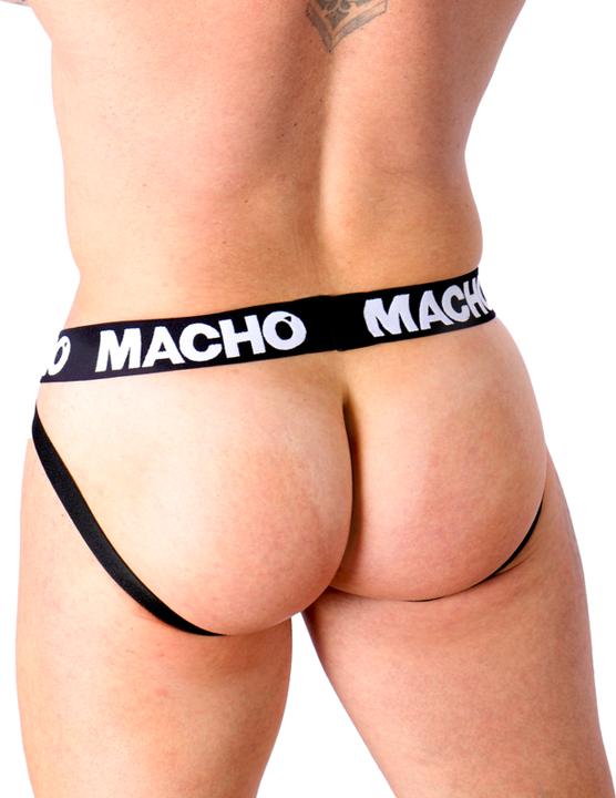 Actual product image Macho Underwear Macho - Mx25nc Jock Black Leather XL (XL)