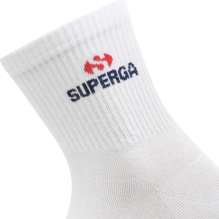 Actual product image Superga Unisex Adult Logo Ankle Socks (Pack Of 3) (pack of 3, L)