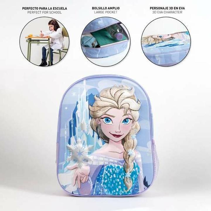Image du produit Disney Frozen Schulrucksack 3D Frozen Blau 25,0 x 31,0 x 10,0 cm