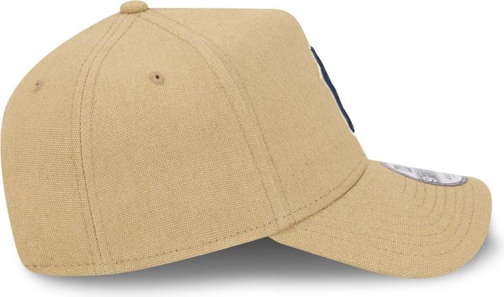 Actual product image New Era A-Frame Trucker Linen Cap - New York Yankees beige (One size)