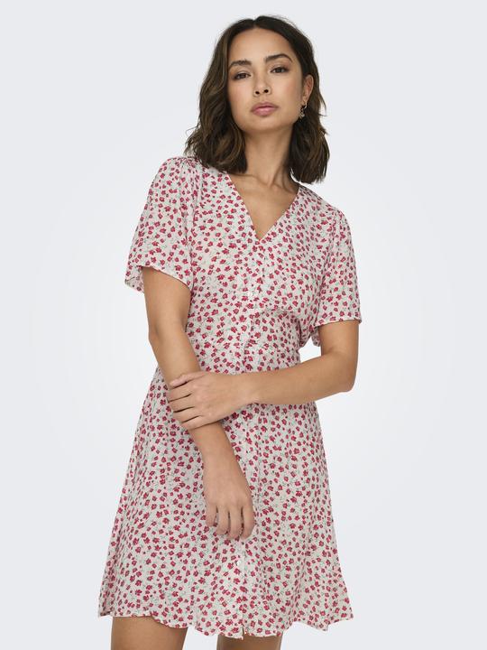 Image du produit Only Coupe normale Col en V Robe courte Robe (XS)