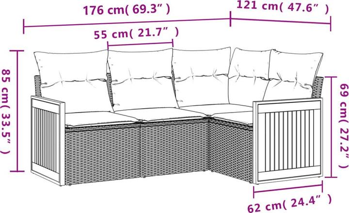Actual product image vidaXL Elise