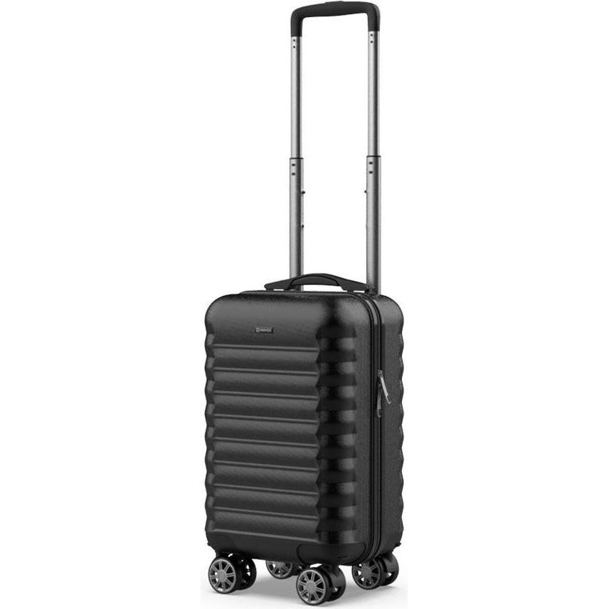 Numada, Valigia, Upfly underseat xxs cabin suitcase black 25 x 20 x 40 cm, Nero