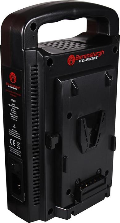 Berenstargh Dual Charger for V-mount (Camera battery charger)