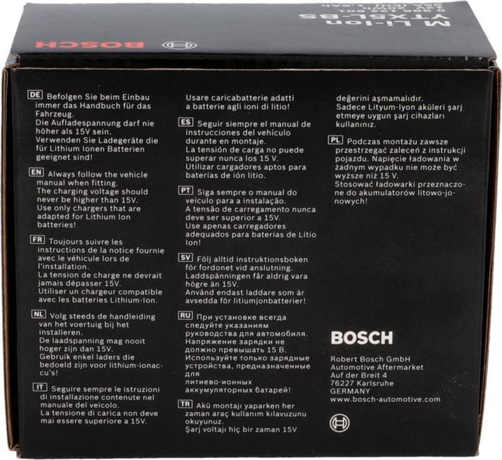 Nutritional values and ingredients Bosch Automotive Ltx5l-Bs (12 V, 1.60 Ah, 95 A)