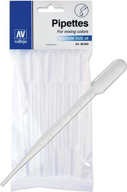 Actual product image Vallejo Pipettes Medium Size 8x3ml. (26003)