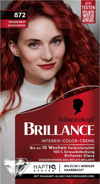 Produktbild Schwarzkopf Brillance Intensiv-Color-Creme (872 Intensivrot)