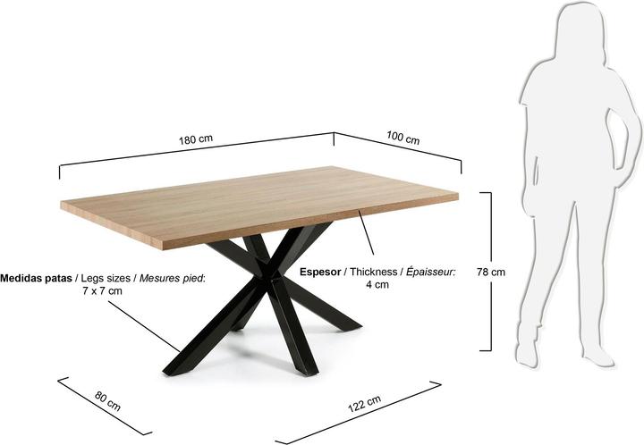 Actual product image Kave Home Argo (100 x 180 cm)