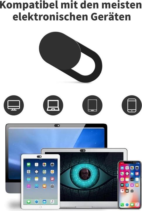 Image du produit PowerGuard Lot de 3 caches pour webcam confidentielles 0.6mm