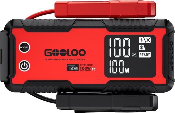 Gooloo GT6000 Jump-Starter 6000 A Spitzenstrom (6000 A, 27000 mAh)