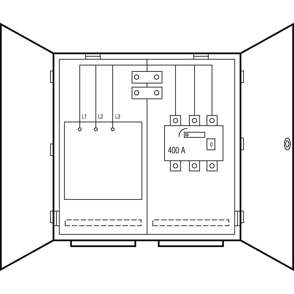 ABN, Verteilerschrank Zubehör, Wandlermessschrank IP54 Stw. München By WMS111-55