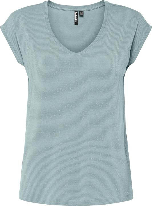 Actual product image Pieces Pcbillo Tee Lurex Stripes Noos Bc (L)