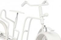 Giftdecor Schmiedeeiserne Fahrraduhr weiss 21cm