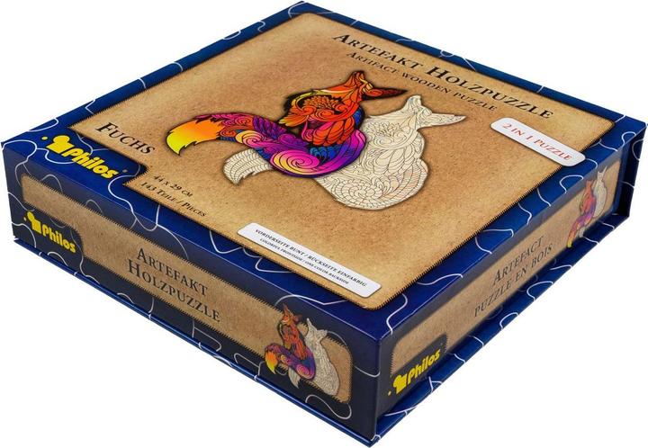 Image du produit Philos Artefakt Puzzle en bois 2 en 1 renard (143 pièces)