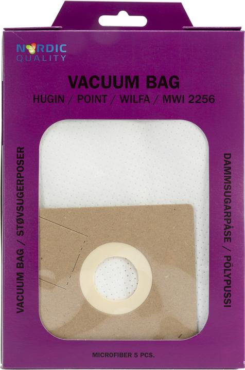 Image du produit Deltaco MWI 2256 Sacs de nettoyage à vide, 5 pcs. (5 x)