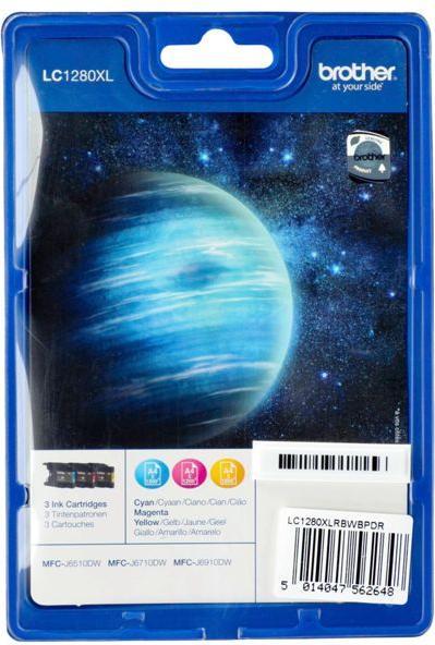Immagine prodotto Brother LC-1280XL Rainbow Pack (M, C, Y)
