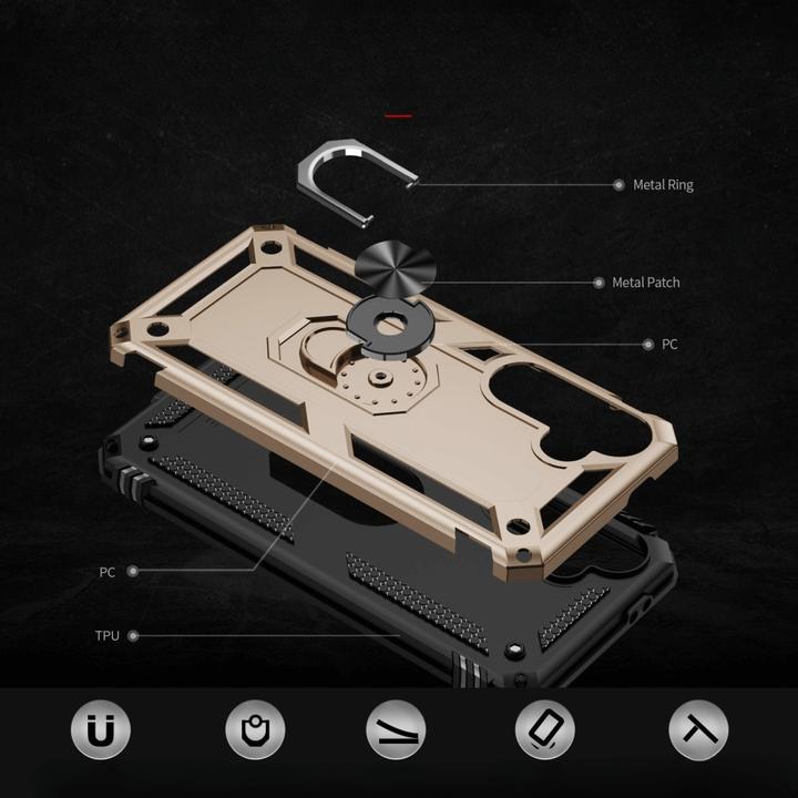 Actual product image Cover-Discount FE - Robust back cover with kickstand (Samsung Galaxy S24 FE)