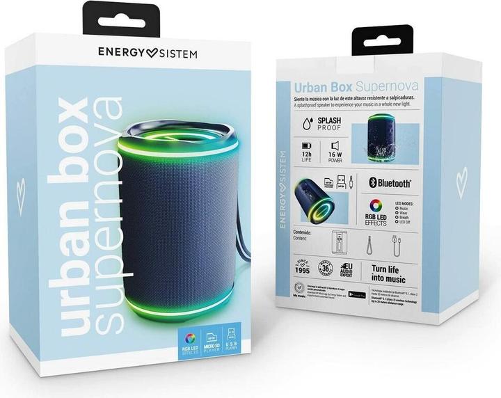 Actual product image Energy Sistem Urban Box Blue Supernova (12 h, Electrical connection)