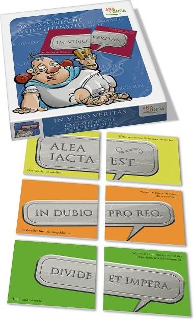 Immagine prodotto In vino veritas Il gioco della saggezza in latino (Tedesco)