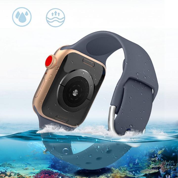 Produktbild Hurtel Silicone Strap APS Silicone Band for Watch 9 / 8 / 7 / 6 / 5 / 4 / 3 / 2 / SE (41 / 40 / 38mm) Strap (Silikon, Metall)