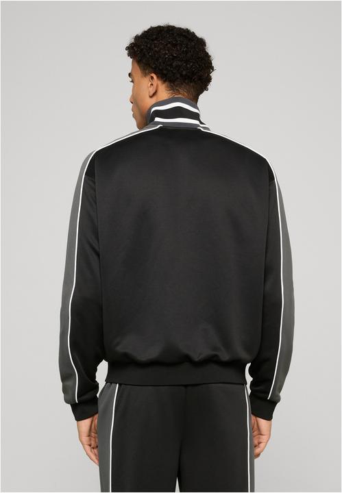 Produktbild Urban Classics Interlock College Trackjacket black L (L)