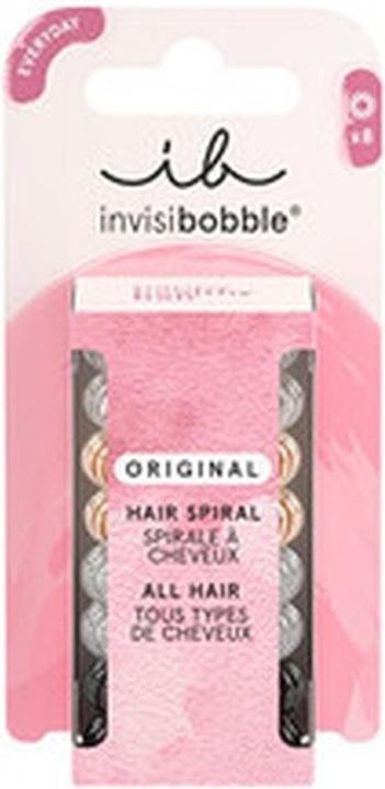 Immagine prodotto Invisibobble Fascia per capelli Original Clear Black Metallic 8 pezzi (Elastico per capelli)