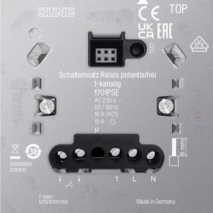 Produktbild Albrecht Schalteinsatz Relais 1701PSE potentialfrei 1-kan