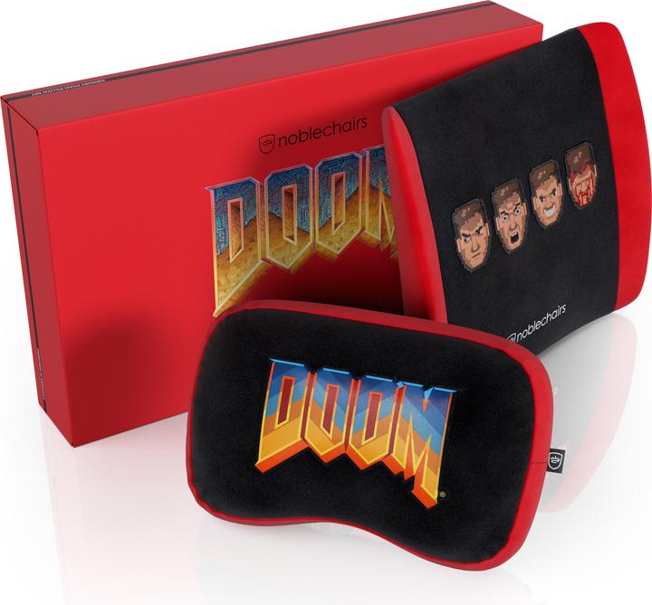 noblechairs Memory Foam Kissen-Set - DOOM Retro Edition