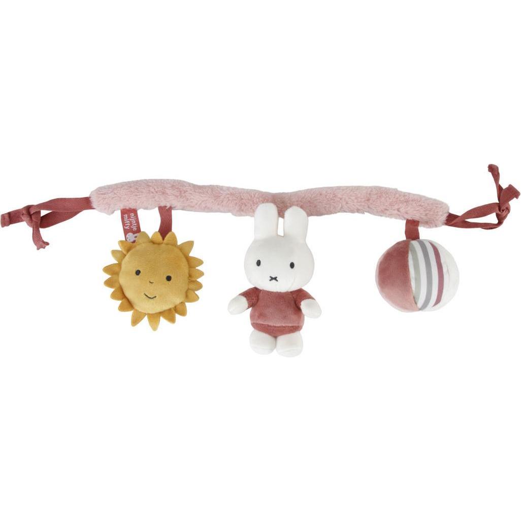 Smiffys, Kinderwagenspielzeug, Nijntje Fluffy Kinderwagenkette Pink