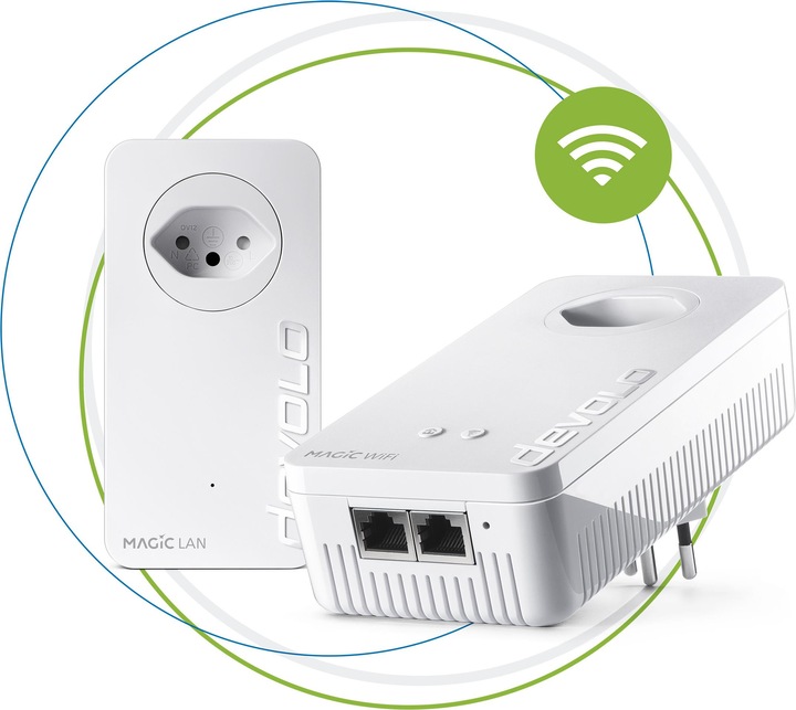 Actual product image Devolo Magic 1 WiFi starter kit 2-1-2 (1200 Mbit/s)