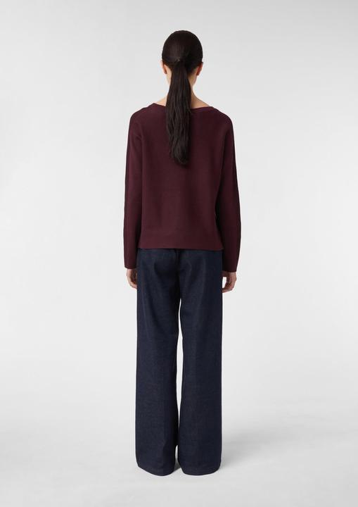 Produktbild Comma Strickpullover Feinstrickpullover mit Rippdetails an Ärmeln (48)