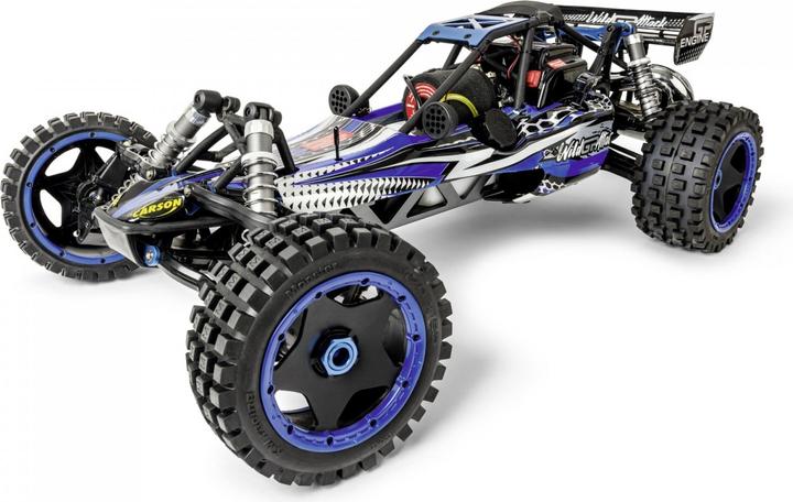 Image du produit Carson 1:5 Wild GP Attack 2.4G 100% RTR bleu (RTR Prêt à fonctionner)