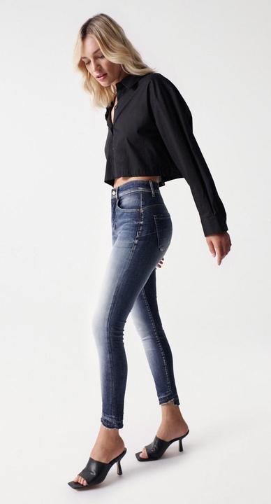 Actual product image Salsa Jeans Cropped Secret Glamour Pushin Dark Wash (W34/L30)