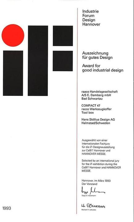 Actual product image Raaco Toolbox Compact 47 (7 pieces)