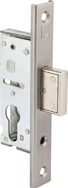 Actual product image Wilh. Schlechtendahl und Söhne WSS tubular frame lock (mortise lock) U-faceplate with bolt DM 34 stainless steel