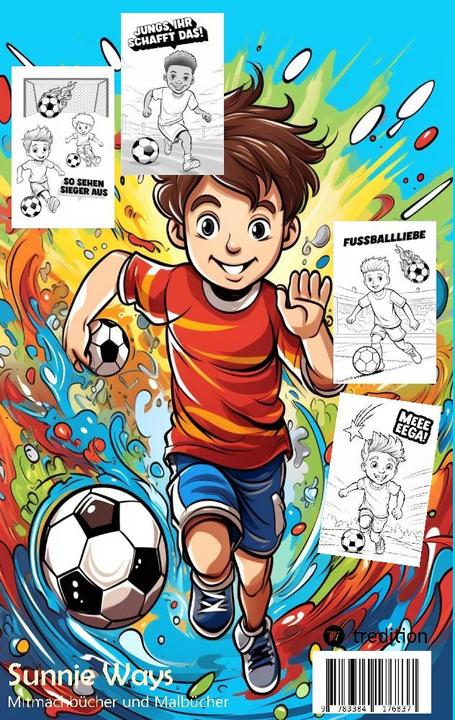 Produktbild Ways:Fussball Malbuch für Jungen Power A