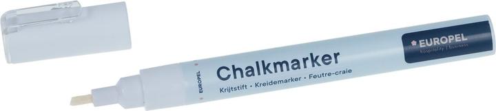 Immagine prodotto Europel Pennarello a gesso da 3 mm, confezione da 8, bianco (Bianco, 3 mm, 8 x)