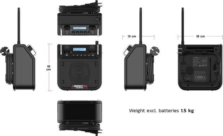 Produktbild PerfectPro Dabpro (DAB+, FM, Bluetooth)
