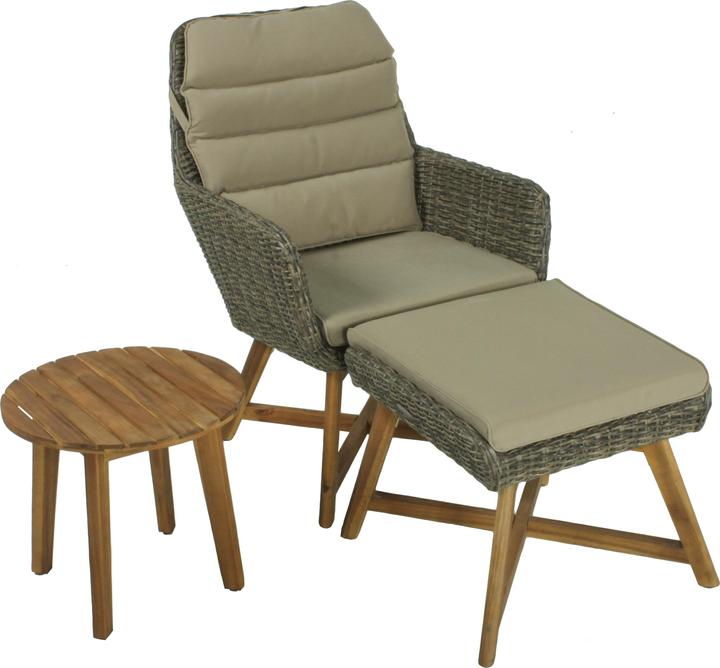 Harms Calvia Loungesessel braun