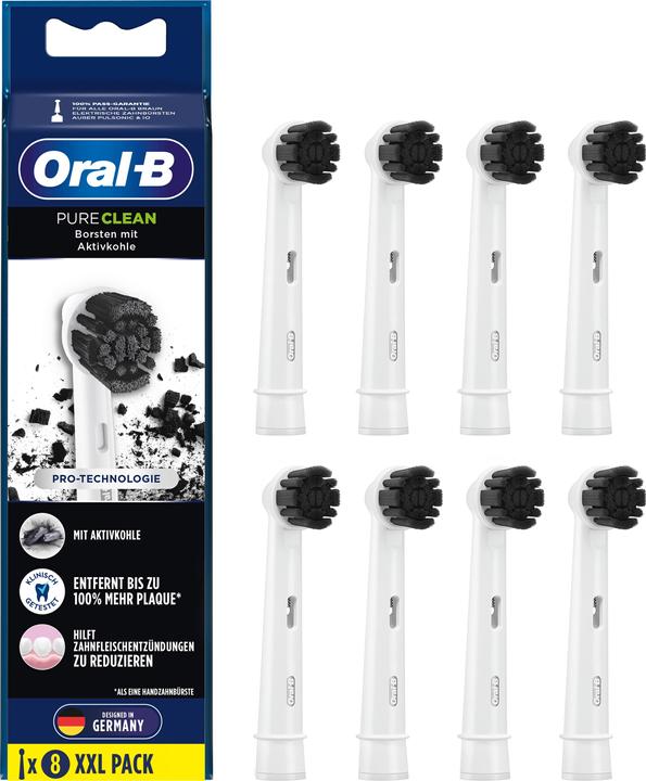 Oral-B Charbon actif Pure Clean (8 x)