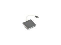 Produktbild Gembird A-CM-HDMIF-02-SG (USB-C, 3 Ports)